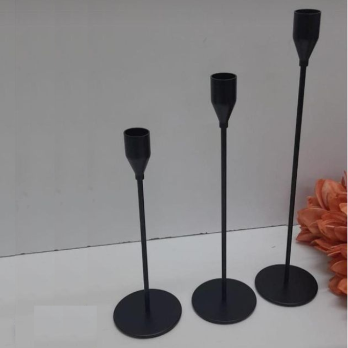 3-in-1 Metallic Candle Holder