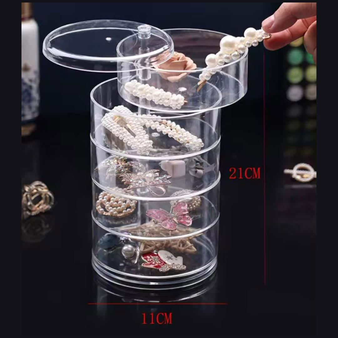 5-Layer Rotating Jewelry Storage Container
