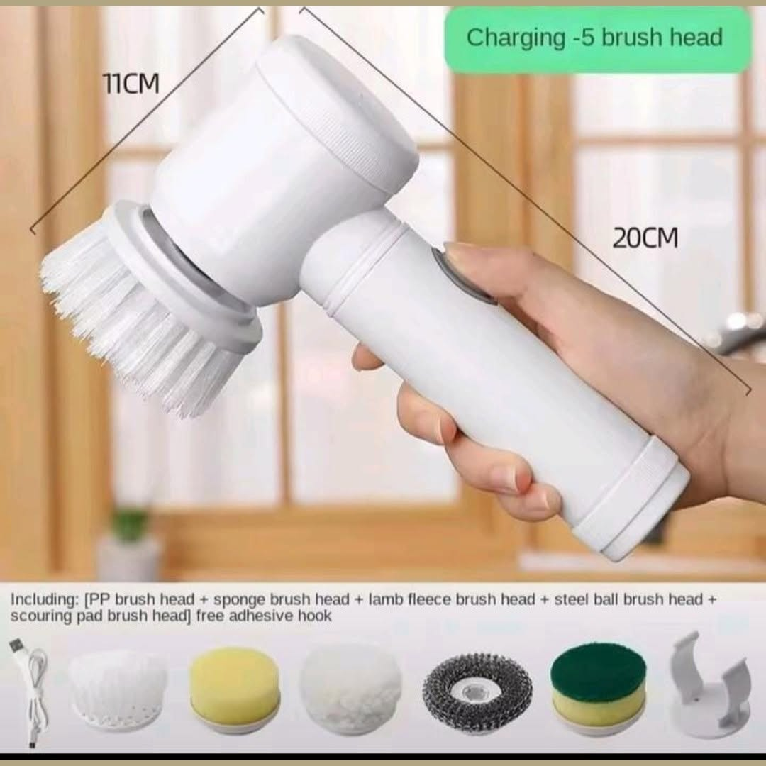 5-in-1 electric magic cleaning brush