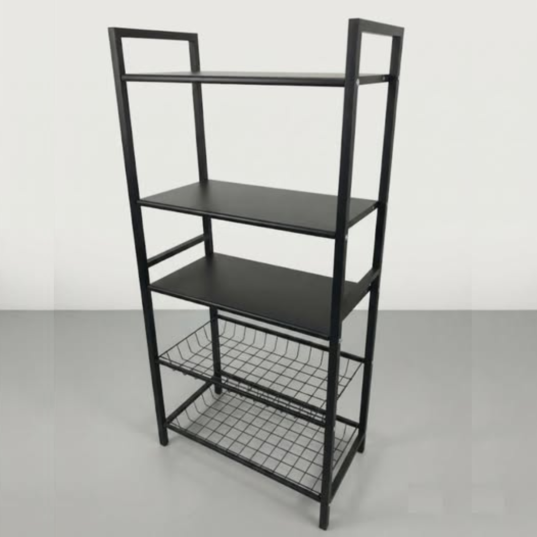 5-layer vegetable and fruit basket rack