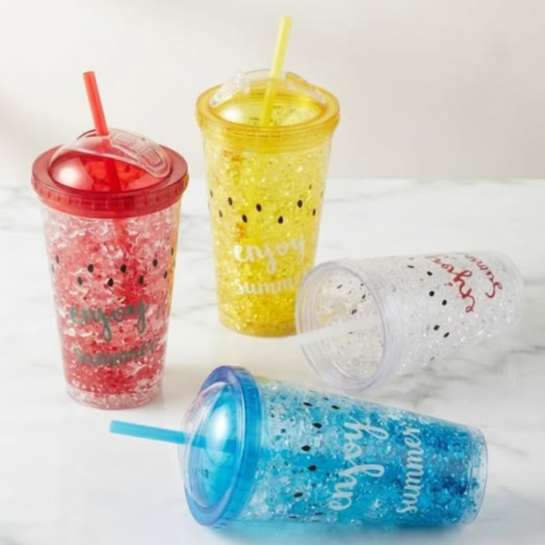 Acrylic Ice Cup Water and Beverage Bottle