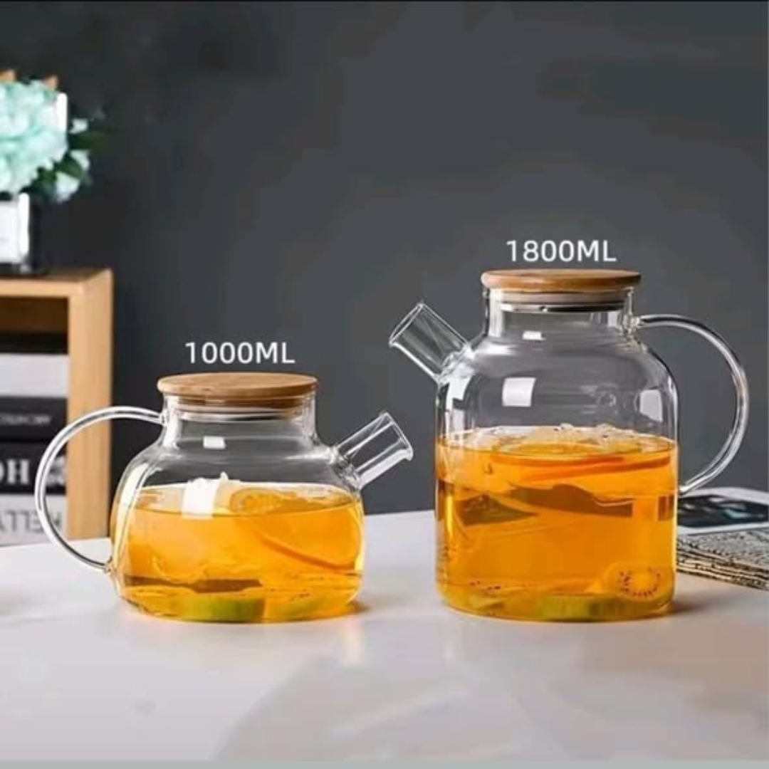 Heat-Resistant Glass Teapot