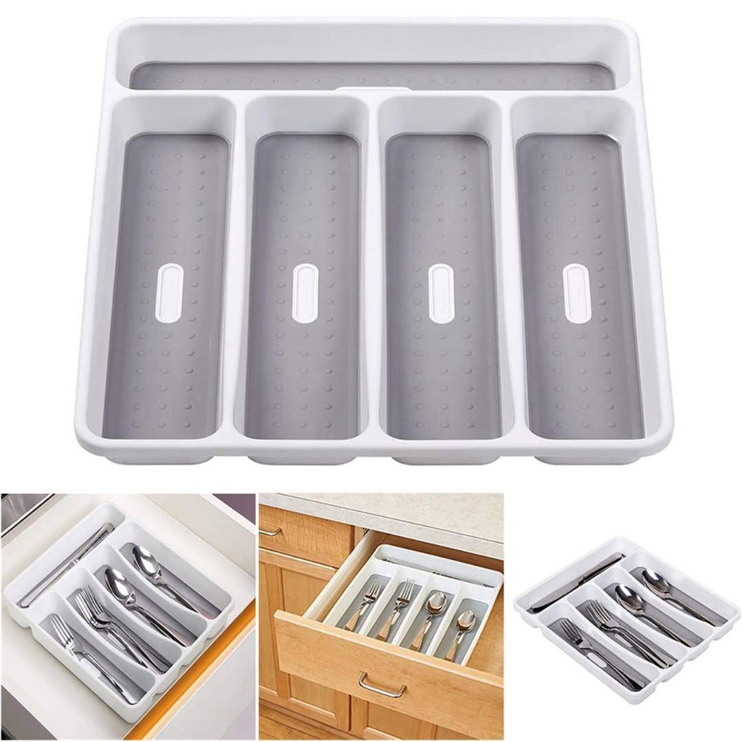 Plastic Non-Expandable Cutlery Drawer Organizer