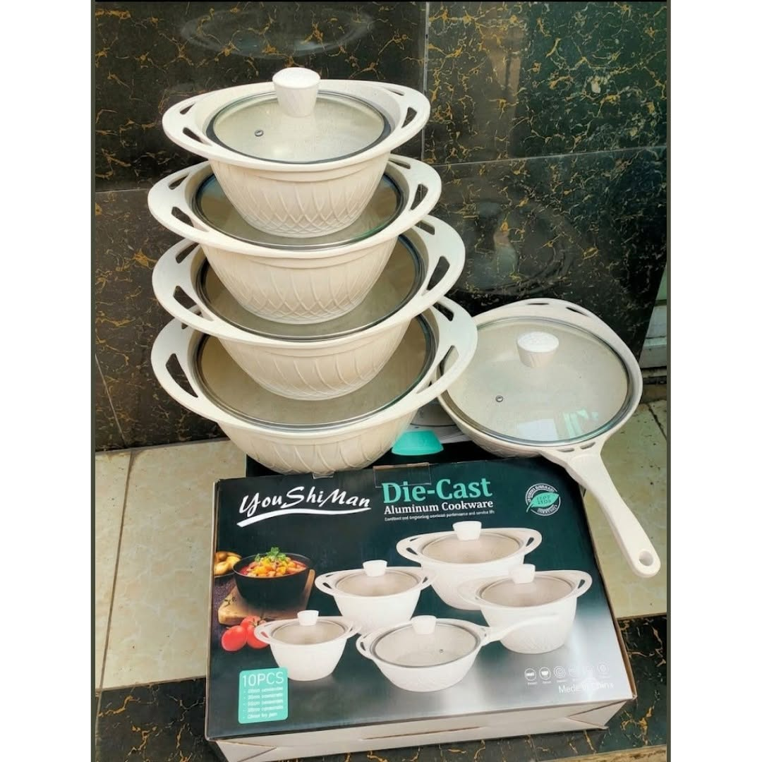 Yushiman Granite Cookware Set