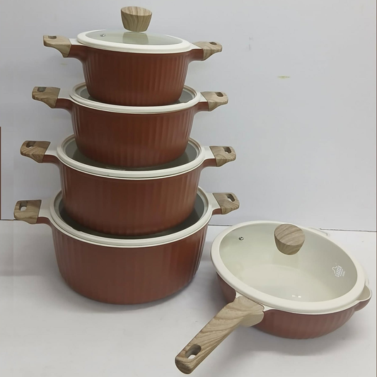 10PCS Uakeen Nonstick Cookware Set 