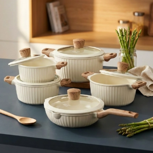 10PCS Uakeen Nonstick Cookware Set (VK 49)
