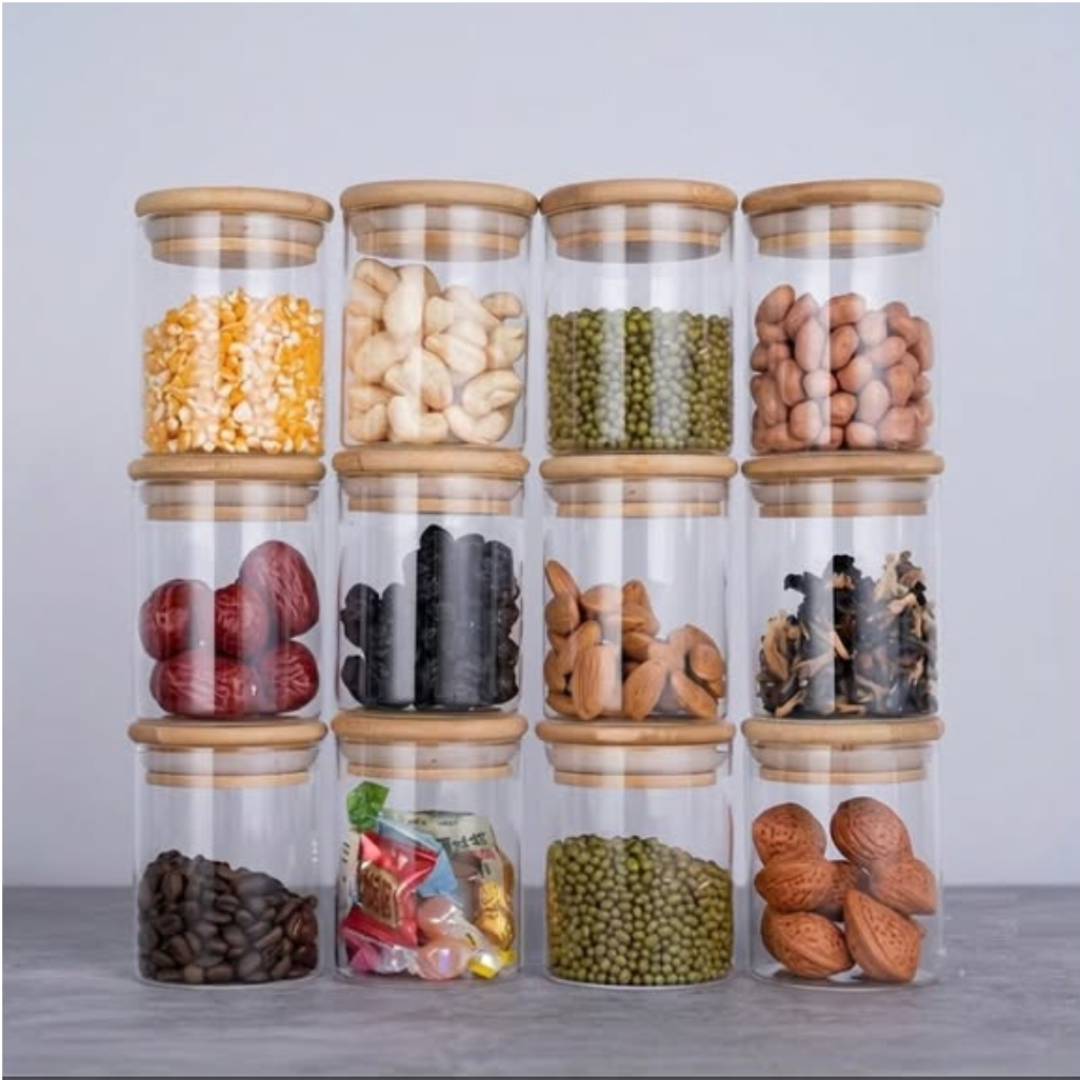 12pcs Spice Seasoning Jars Set with Labels