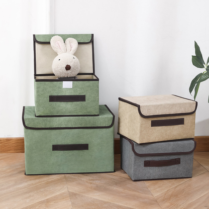 2-Piece foldable storage box home organizer set