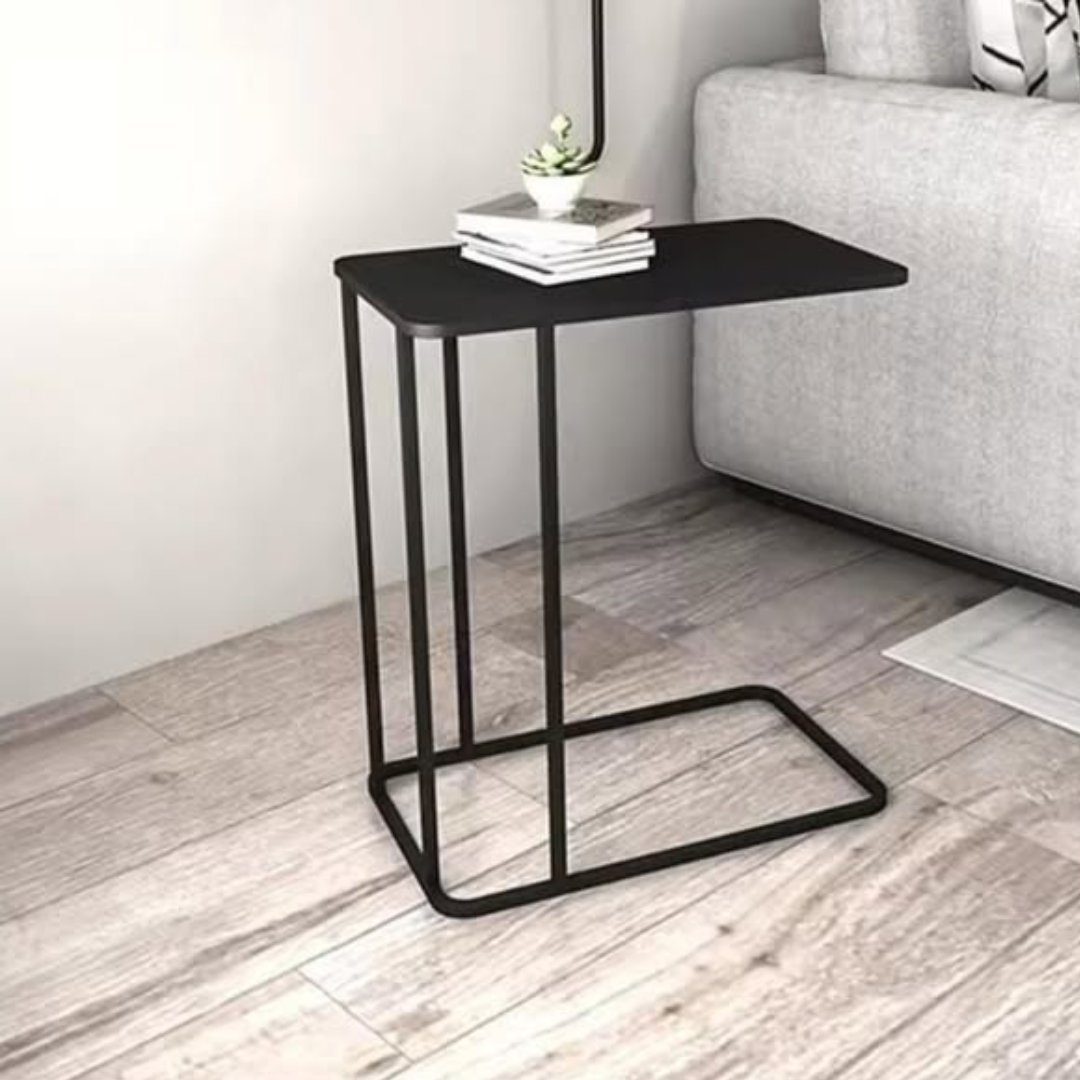2-Tier Metallic Side Table