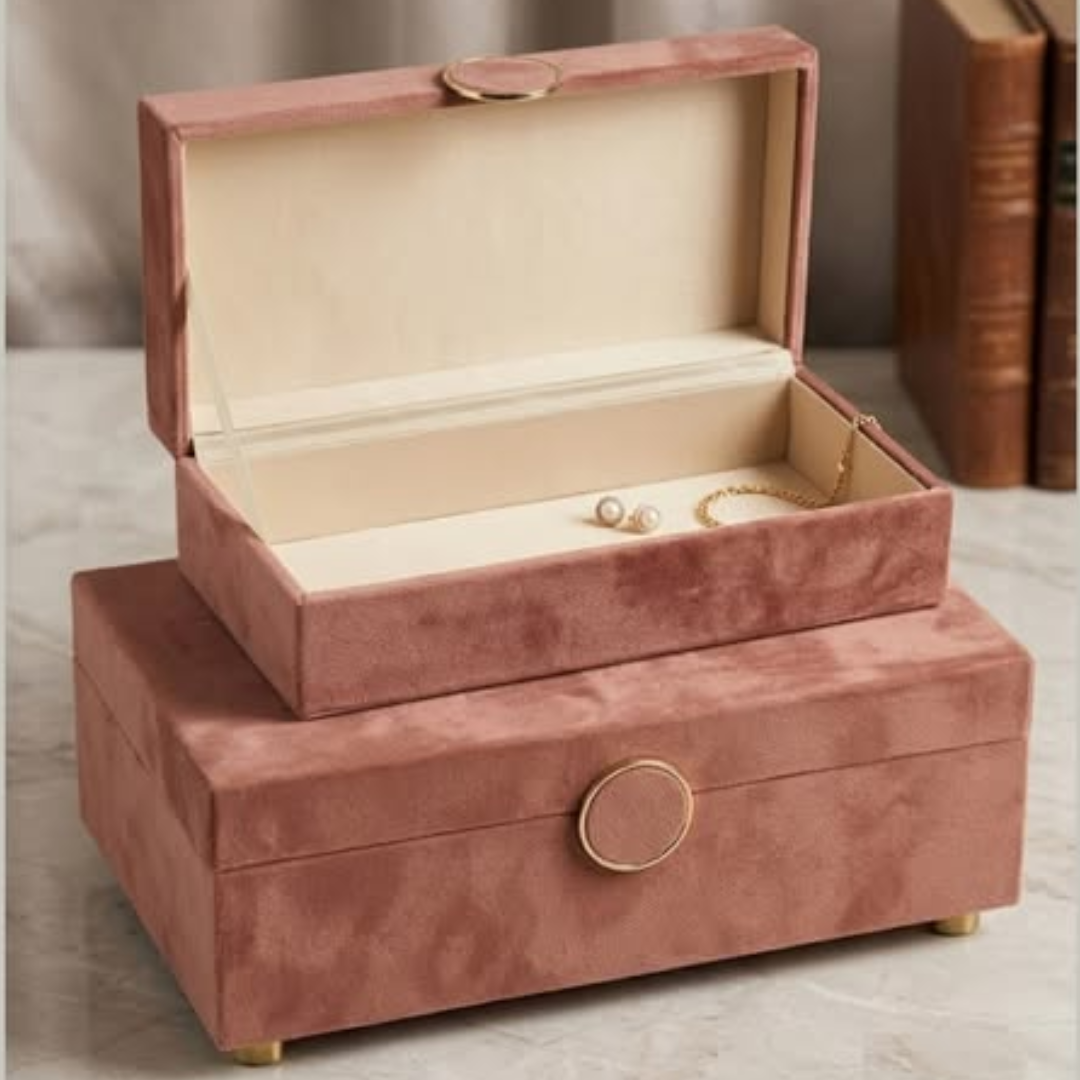 2-in-1 Decorative Storage Box Set
