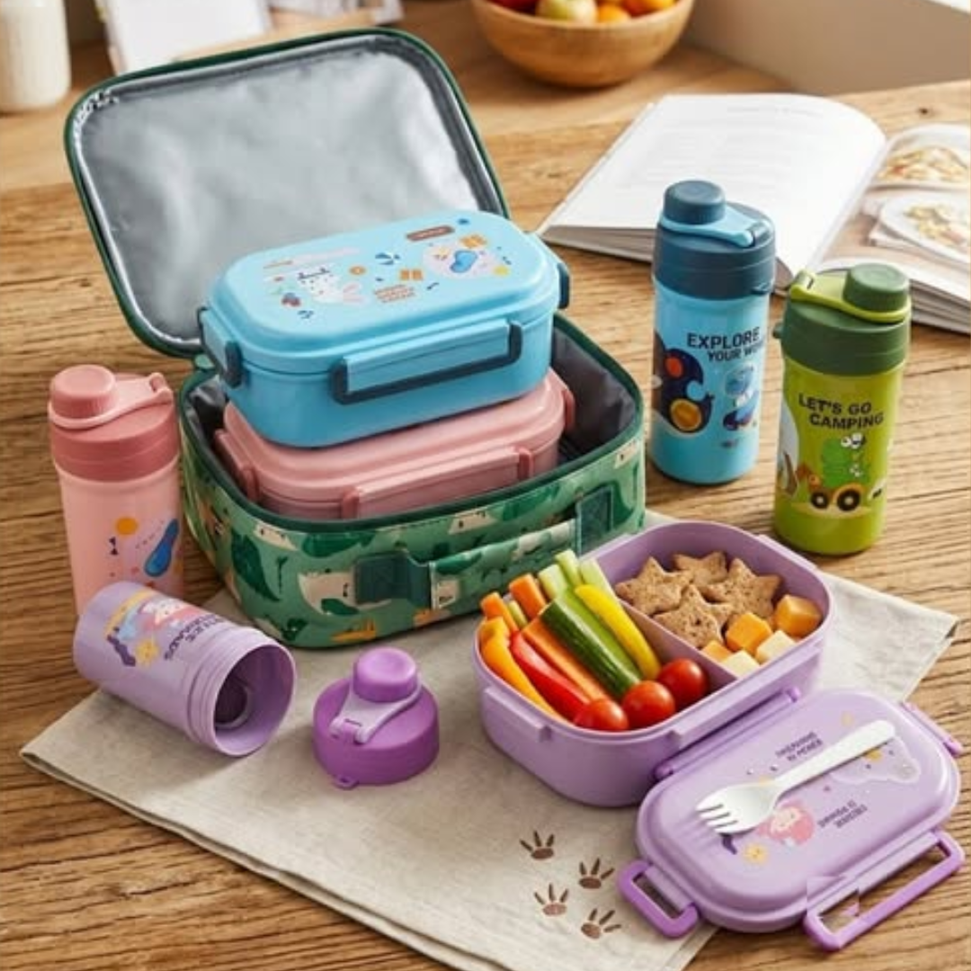 2-in-1 Gift Pack Snack and Water Bottle Set