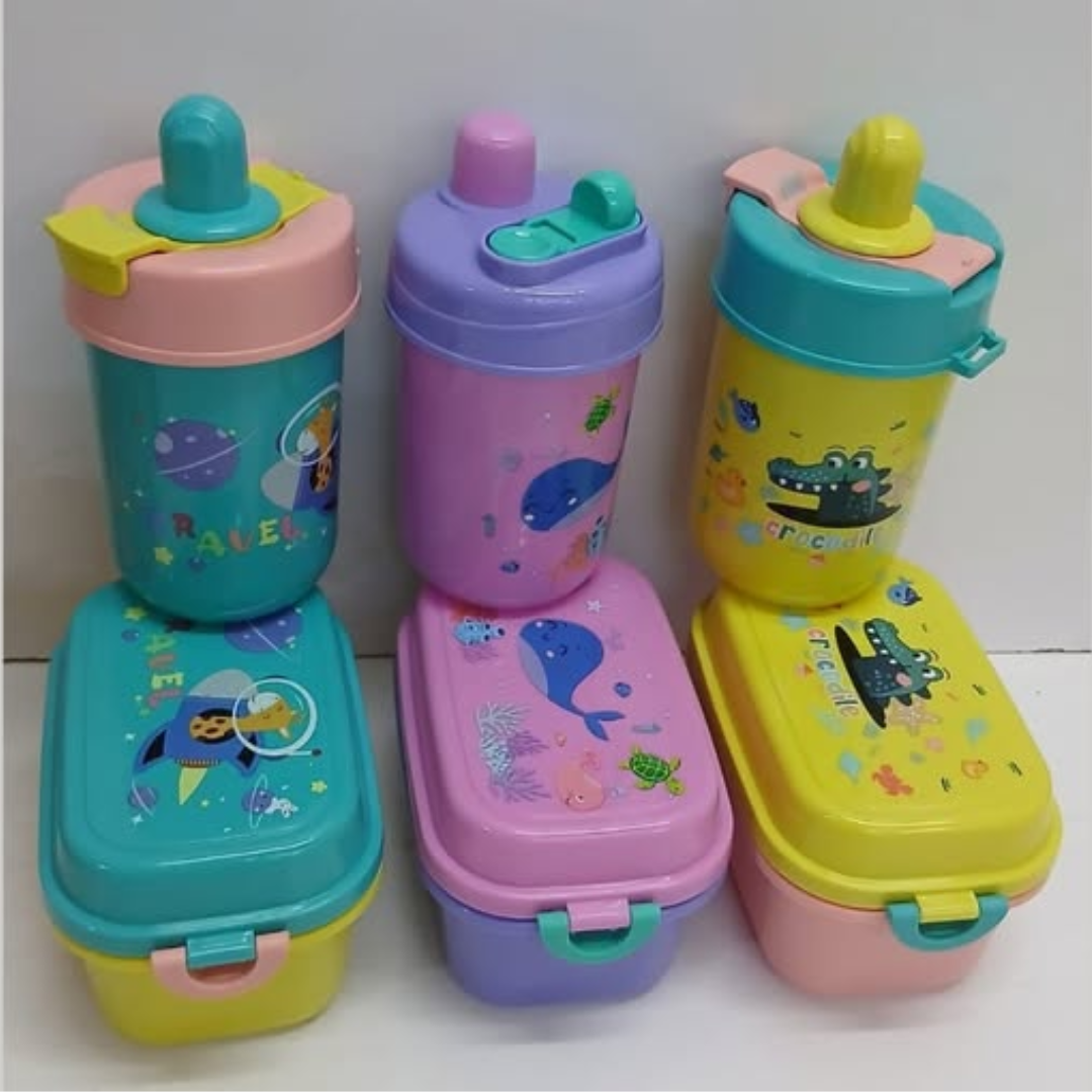 2-in-1 Gift Pack Snack and Water Bottle Set