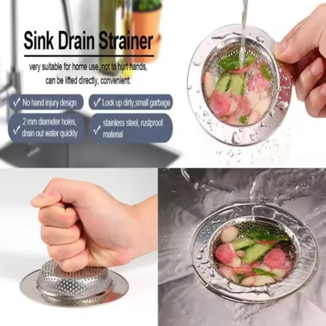 2-in-1 Kitchen / Bathroom Sink Strainer