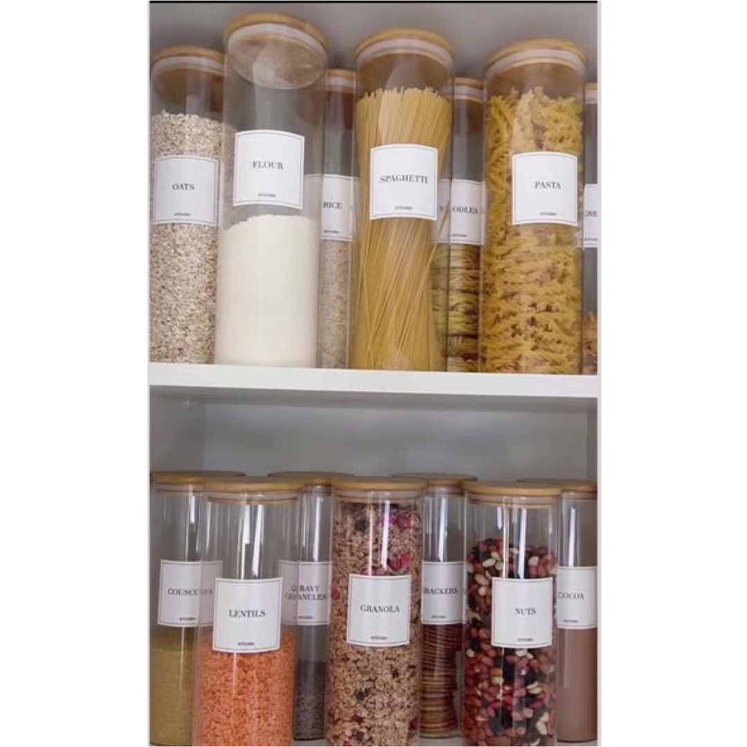 2000ml Glass Cereal and Spaghetti Storage Container
