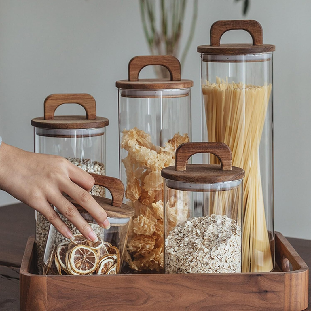 2200ml Glass Cereal / Spaghetti Storage Container