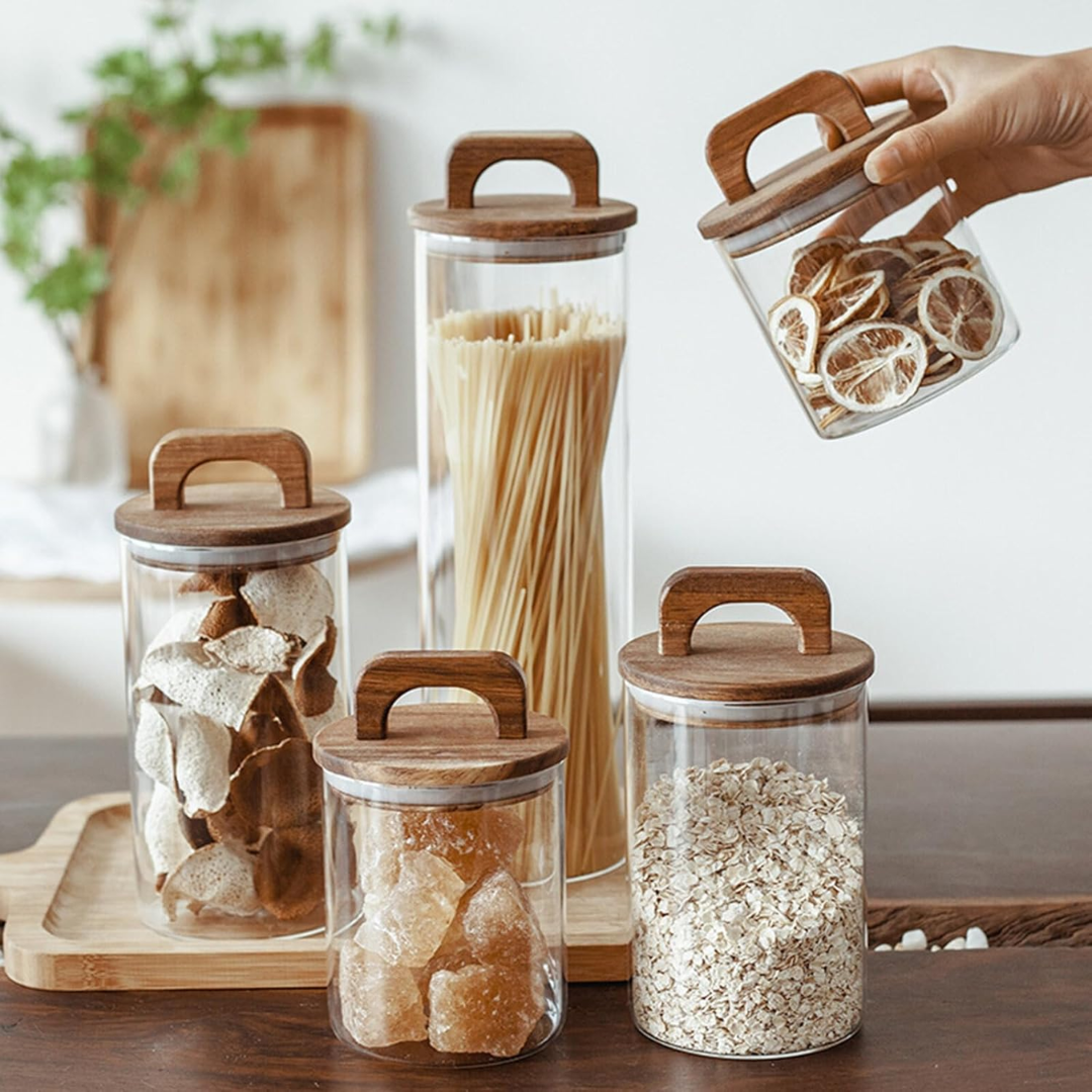 2200ml Glass Cereal / Spaghetti Storage Container