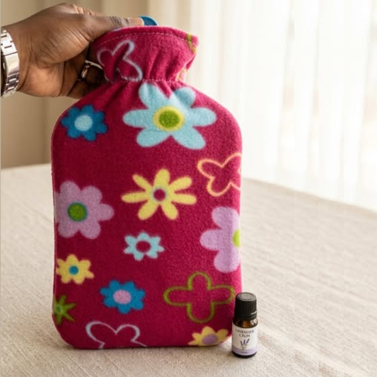 2L Velvet-Covered Hot Water Bottle