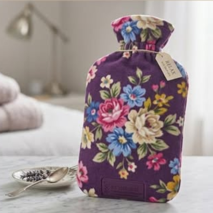 2L Velvet-Covered Hot Water Bottle