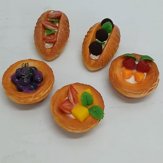 3-Piece Pastry Donut Fridge Magnets