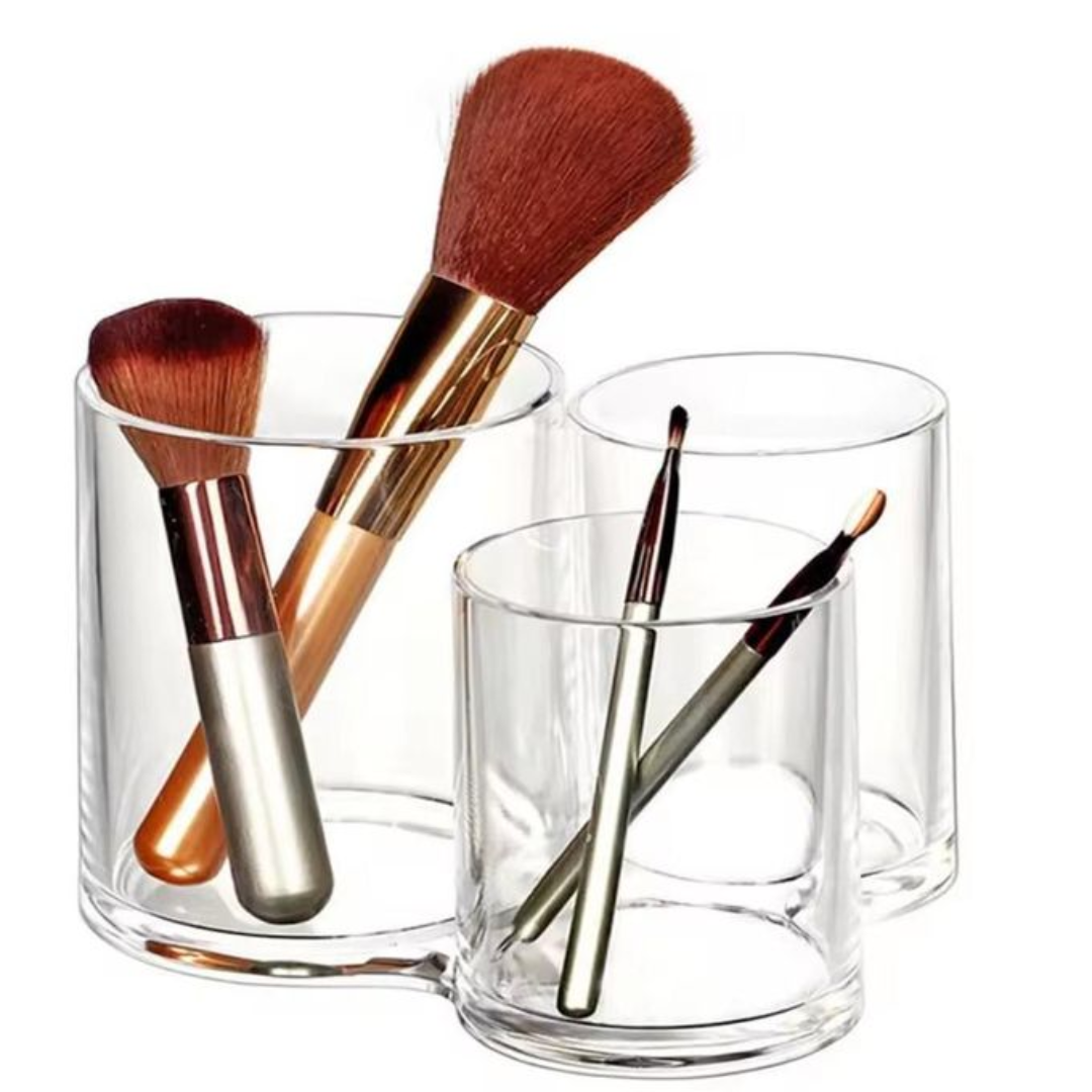 3-in-1 Acrylic Round Makeup Organizer