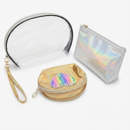 3-in-1 Makeup Pouch Set