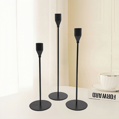 3-in-1 Metallic Candle Holder