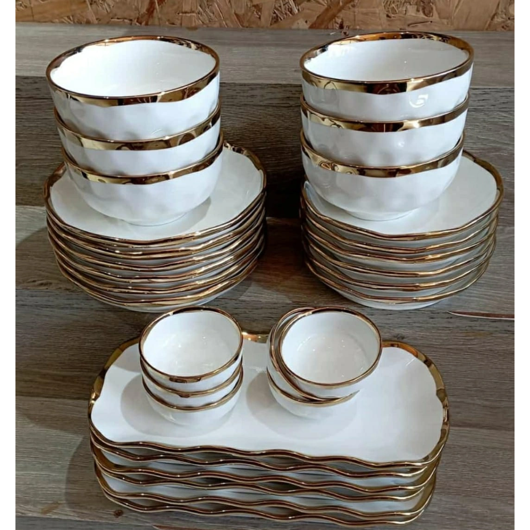 30-Piece Premium Ceramic Dinner Set