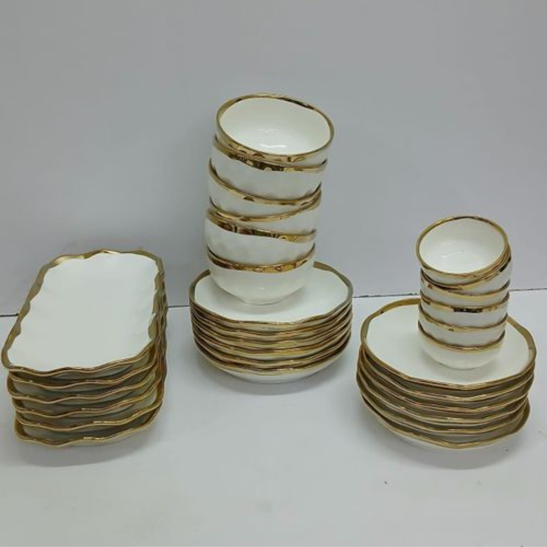 30 Pcs High Quality Ceramic Dinner Set