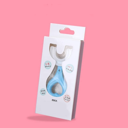 360-Degree U-shaped silicone baby toothbrush