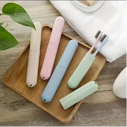 4-Piece Travel Toothbrush Holder Set