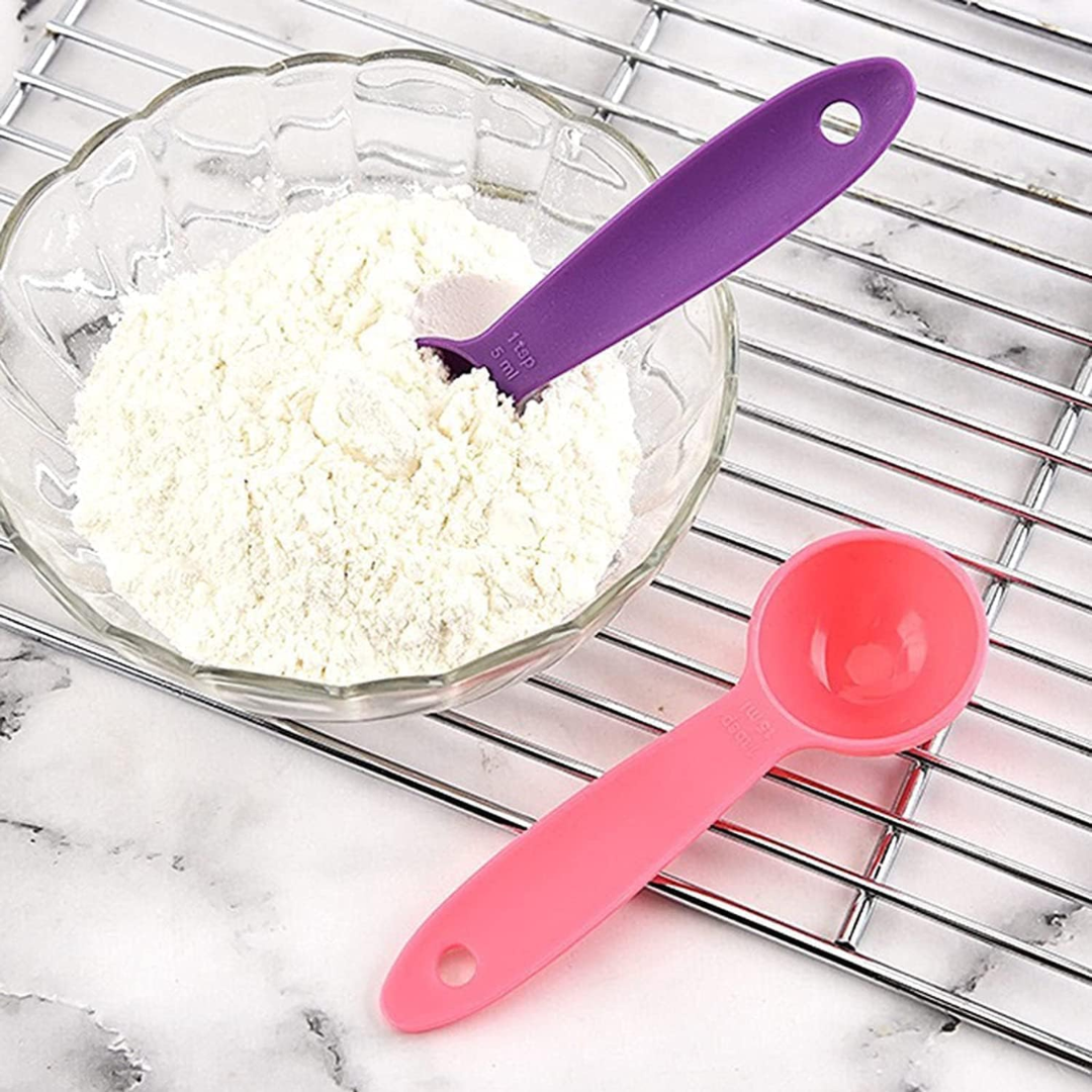 5-Pcs Colourful Measuring Spoons Set
