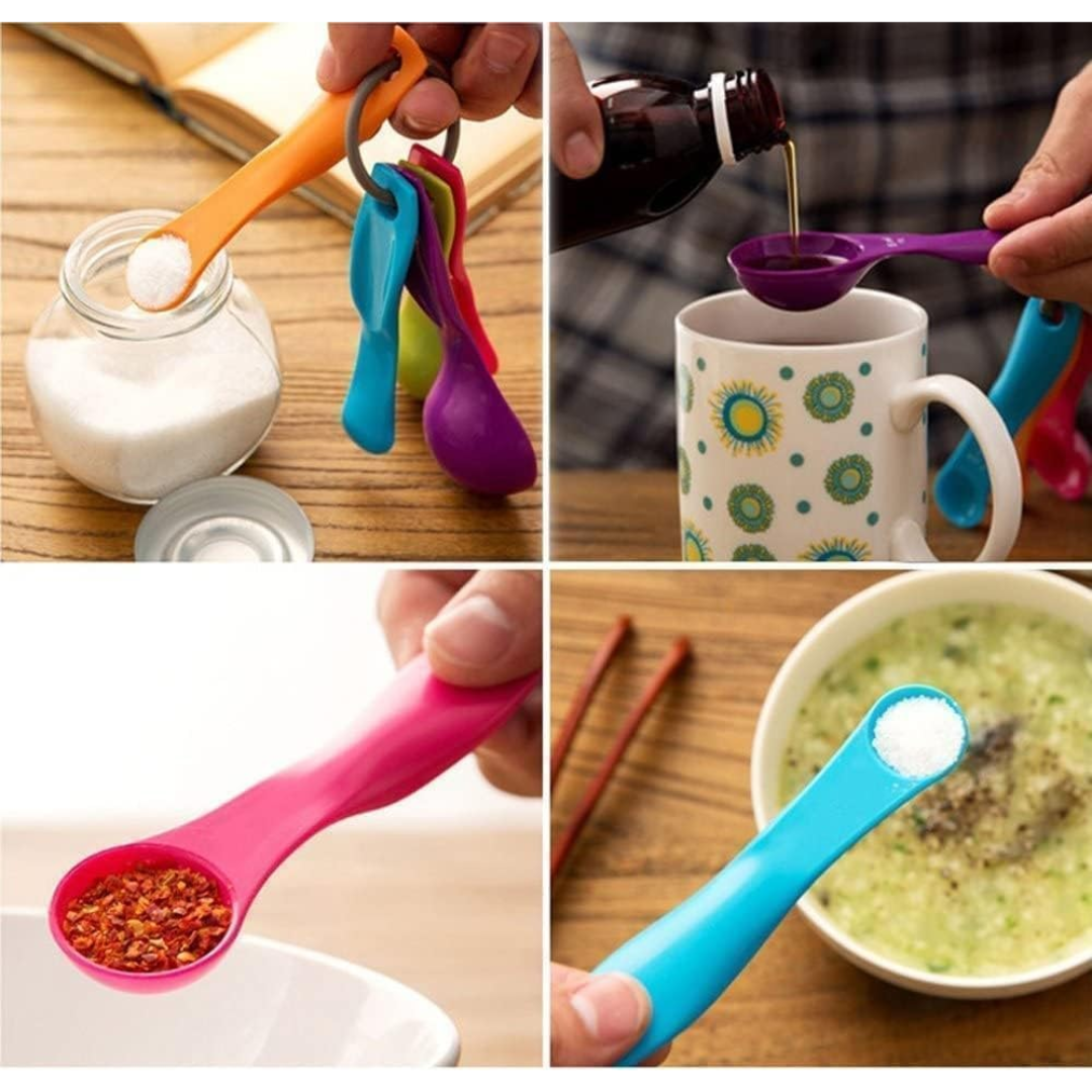 5-Pcs Colourful Measuring Spoons Set