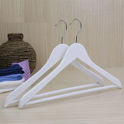 5-piece or 10-piece kids solid wood clothes hangers
