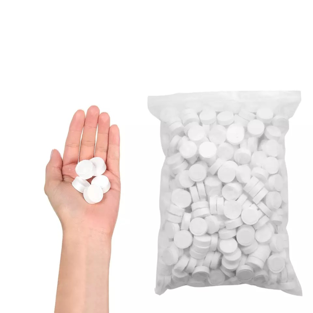 50-Piece compressed travel towel pack