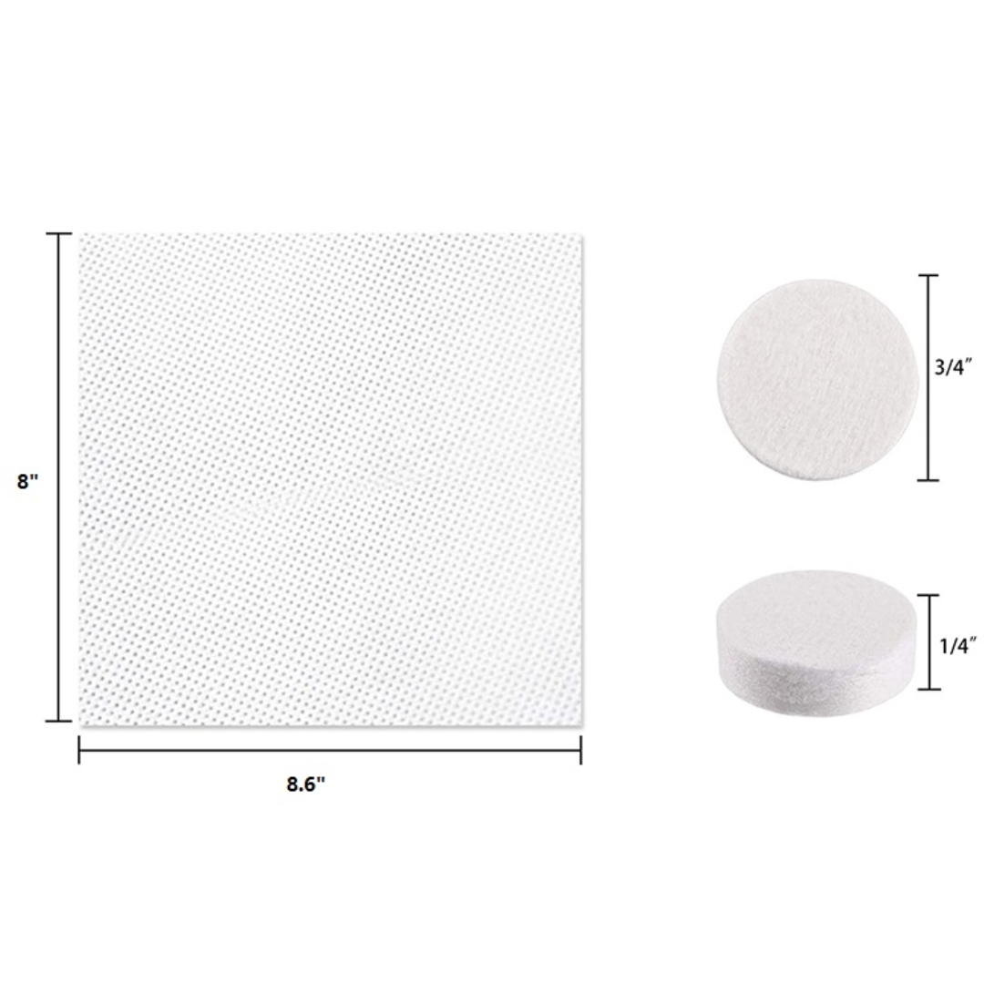 50-Piece compressed travel towel pack