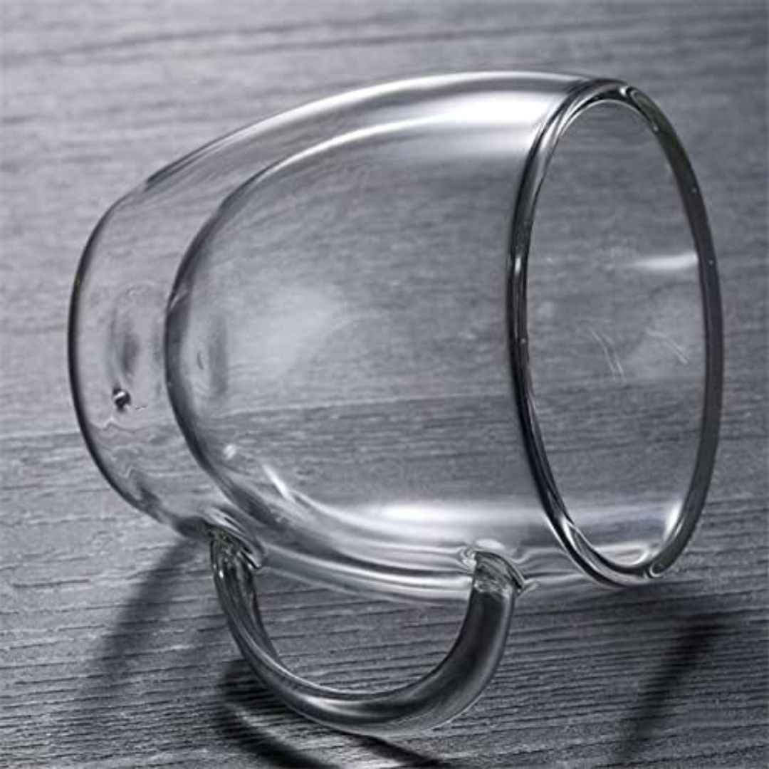 500ml Double Wall Borosilicate Coffee Mugs