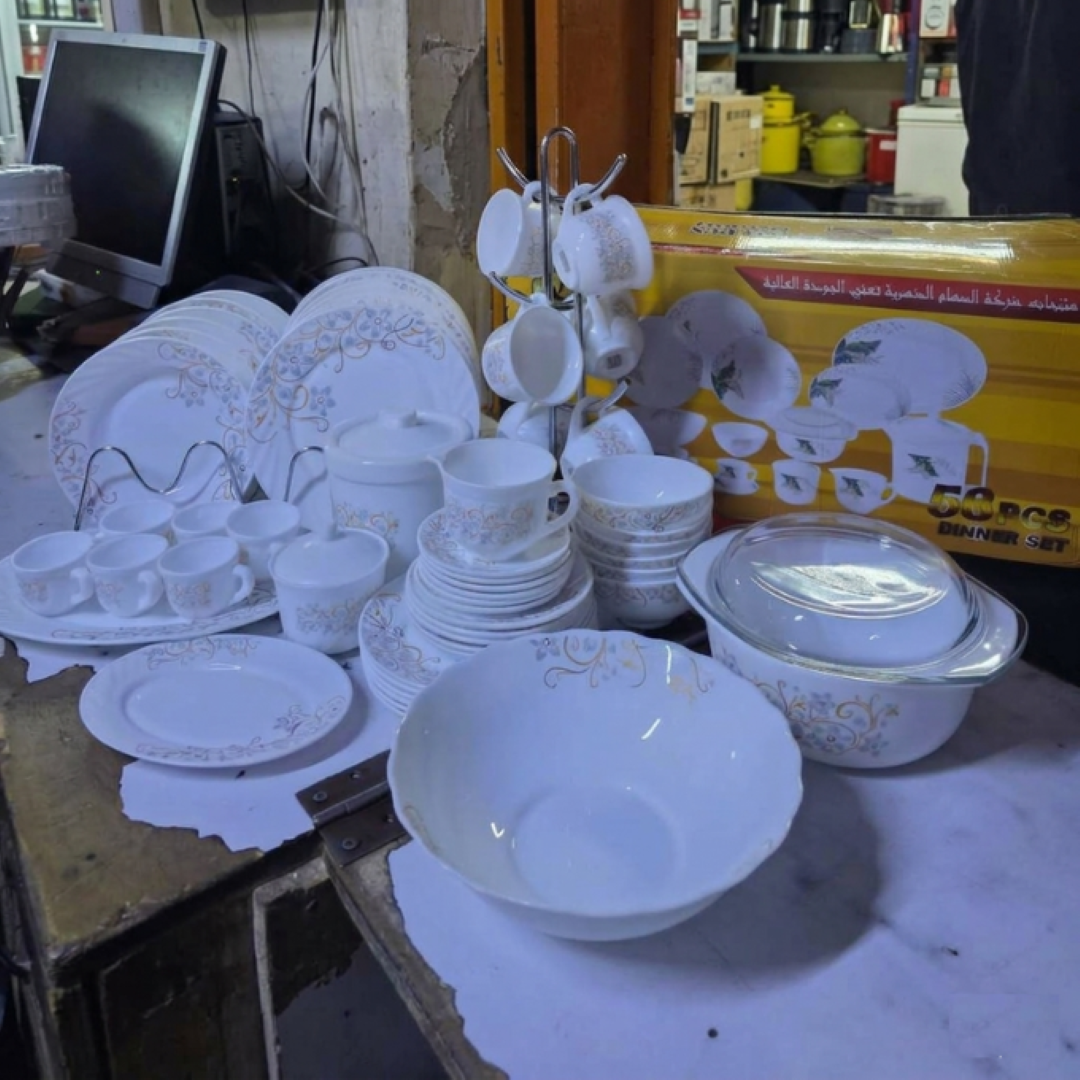 58-Piece Elegant Ceramic Dinnerware Set