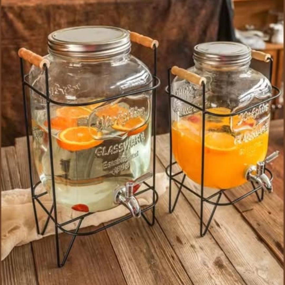 5L and 8L Premium Glass Juice Dispensers