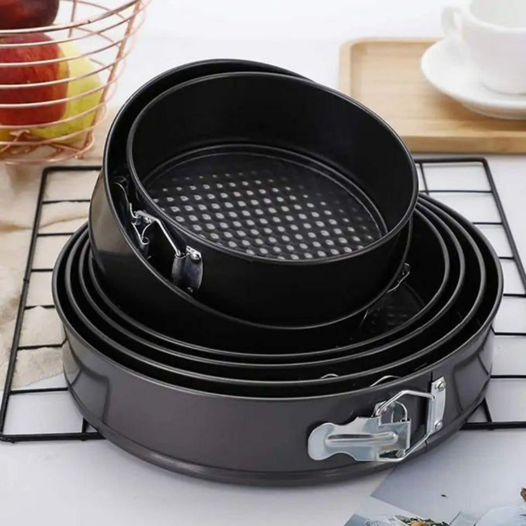 6-Piece non-stick round baking tins set