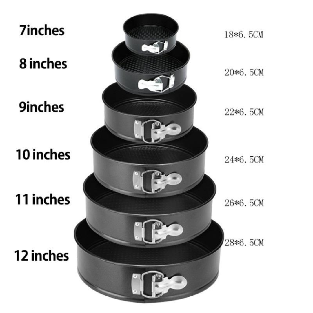 6-Piece non-stick round baking tins set