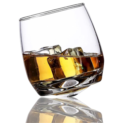 6 Set Tilting Wobbling Cuba Whiskey Glass