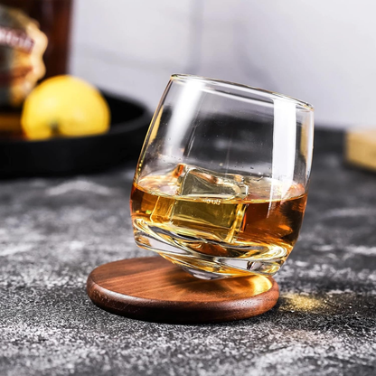 6 Set Tilting Wobbling Cuba Whiskey Glass