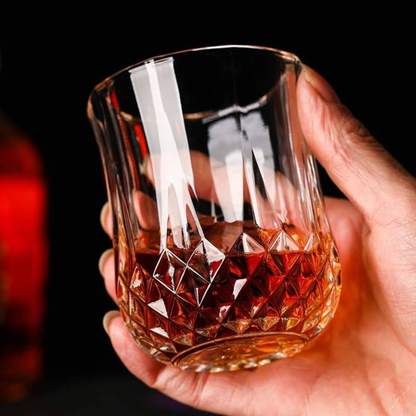 6 pcs crystal short / whiskey glasses set