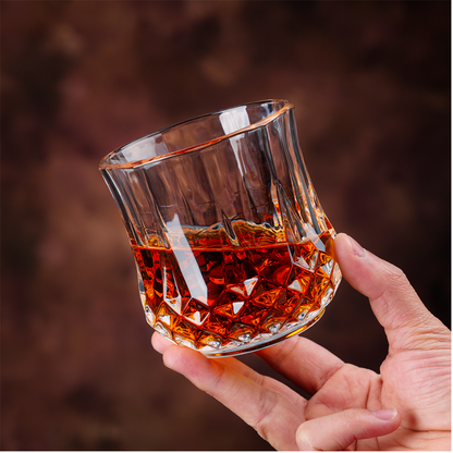 6 pcs crystal short / whiskey glasses set