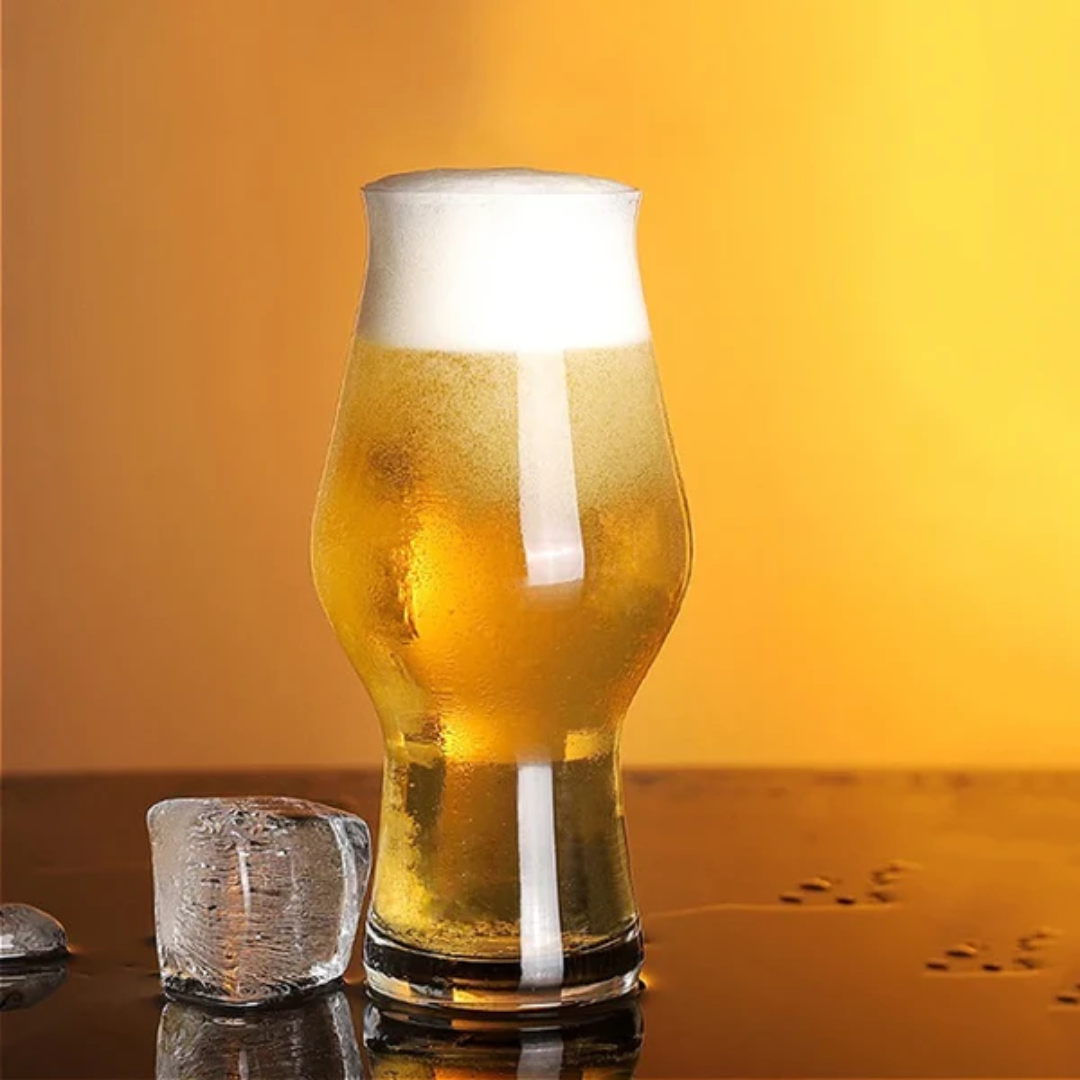 6 set sculptured birrateque stackable tulip glass (460 ml)