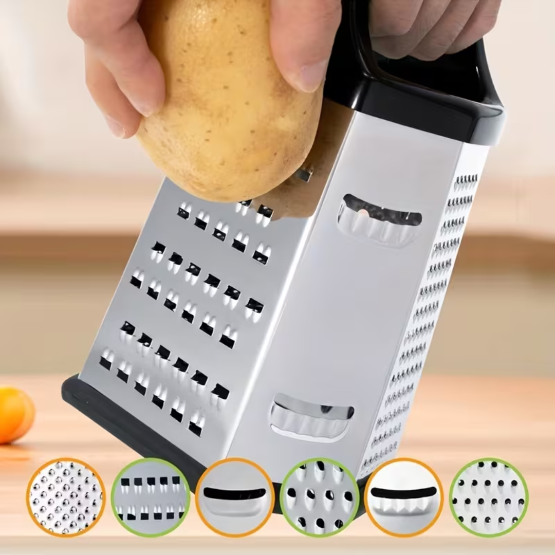 6 sided portable  multifunctional grater