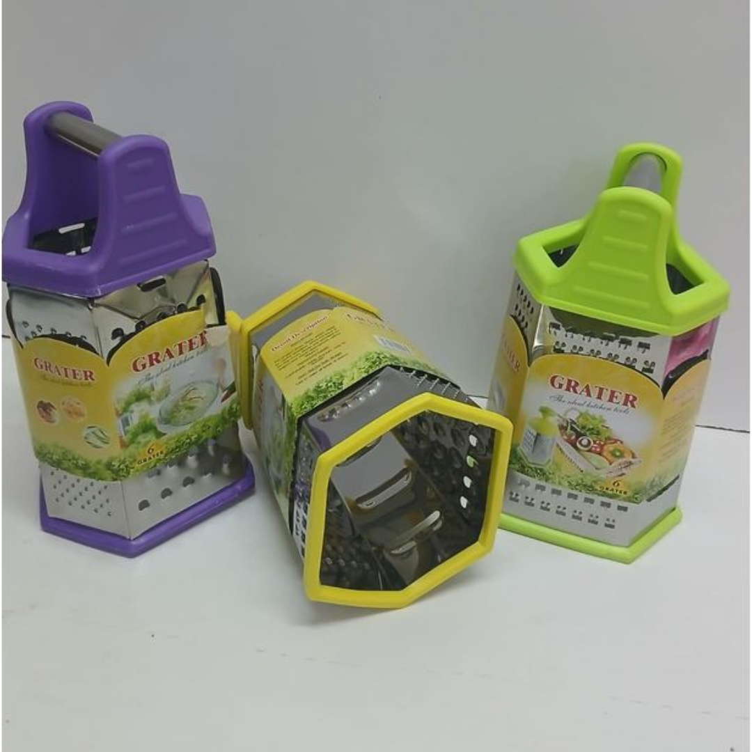 6 sided portable  multifunctional grater