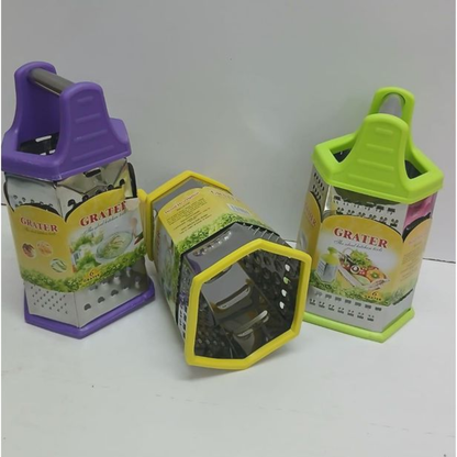 6 sided portable  multifunctional grater