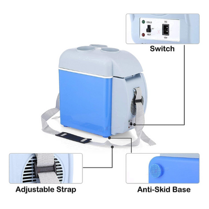 7.5L Portable Car Fridge and Warmer (12V)