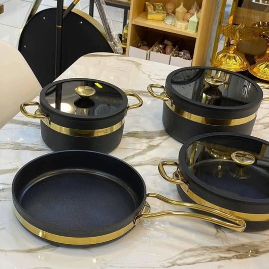 7PCS SFE Nonstick Granite Cookware Set (JM07)